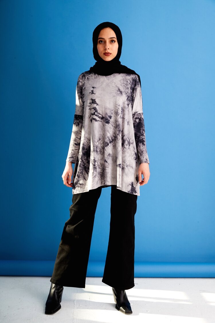 GREY MID LEE TUNIC