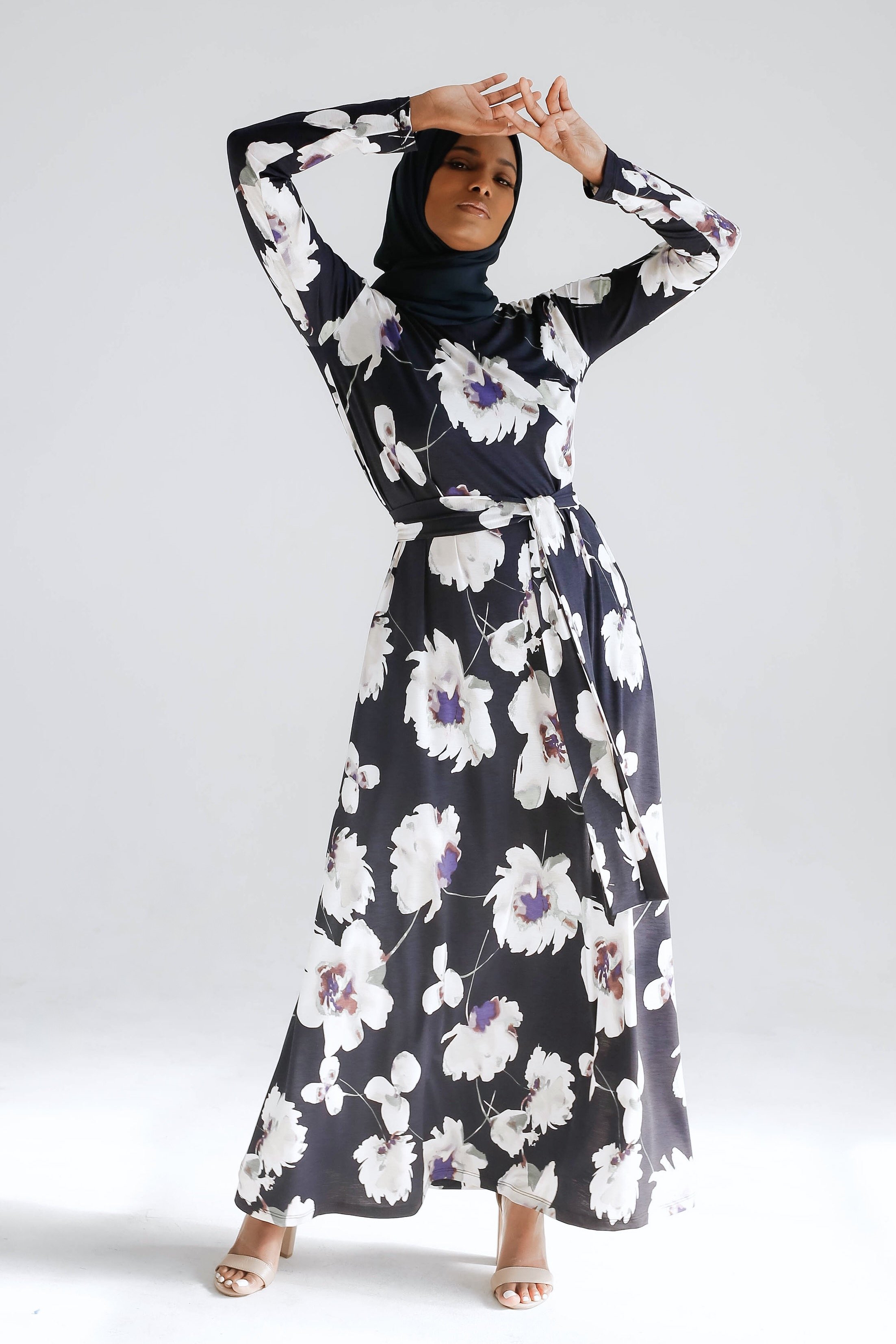WINDFLOWER MOCK NECK DRESS