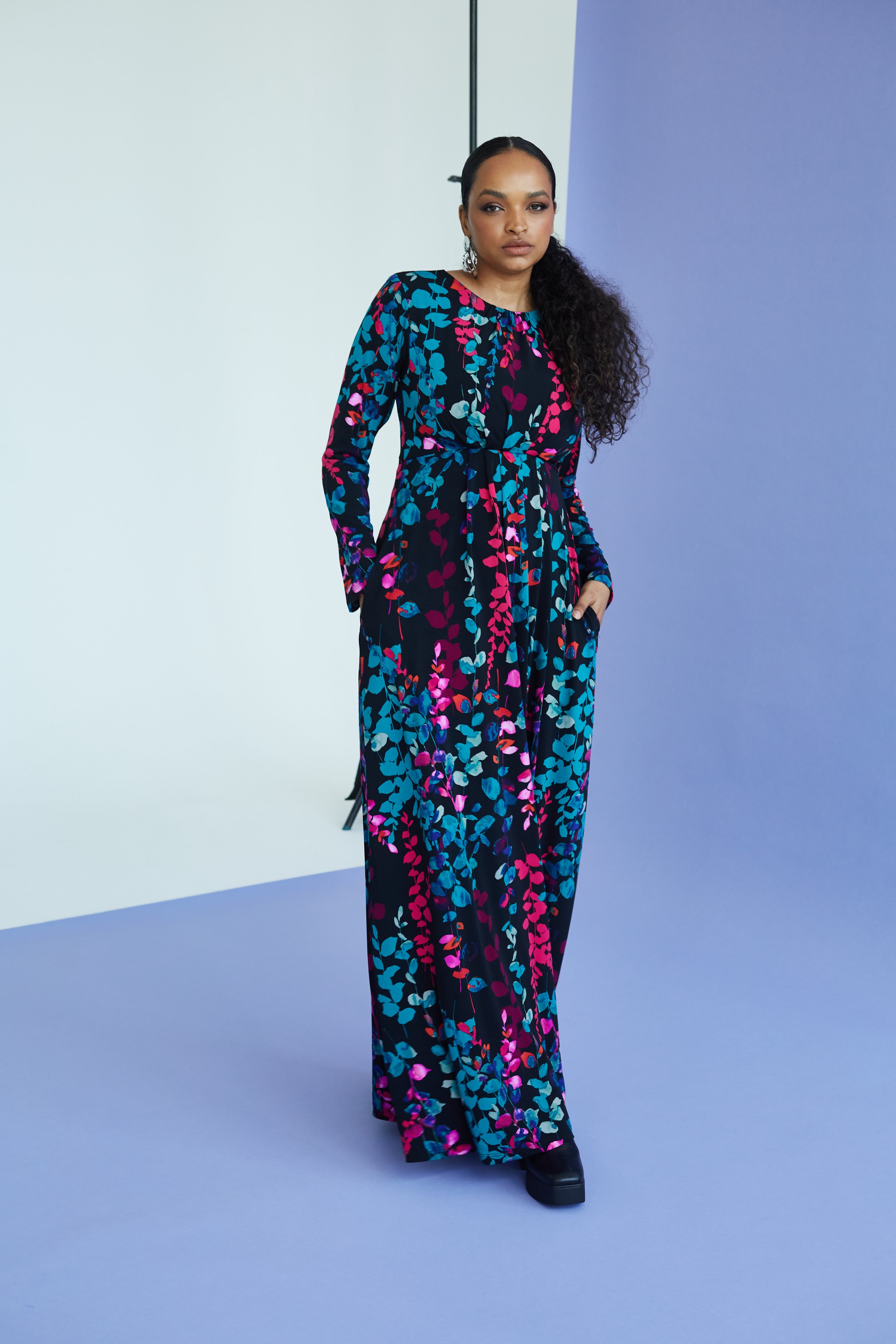 BLACK GARDEN DIANA DRESS
