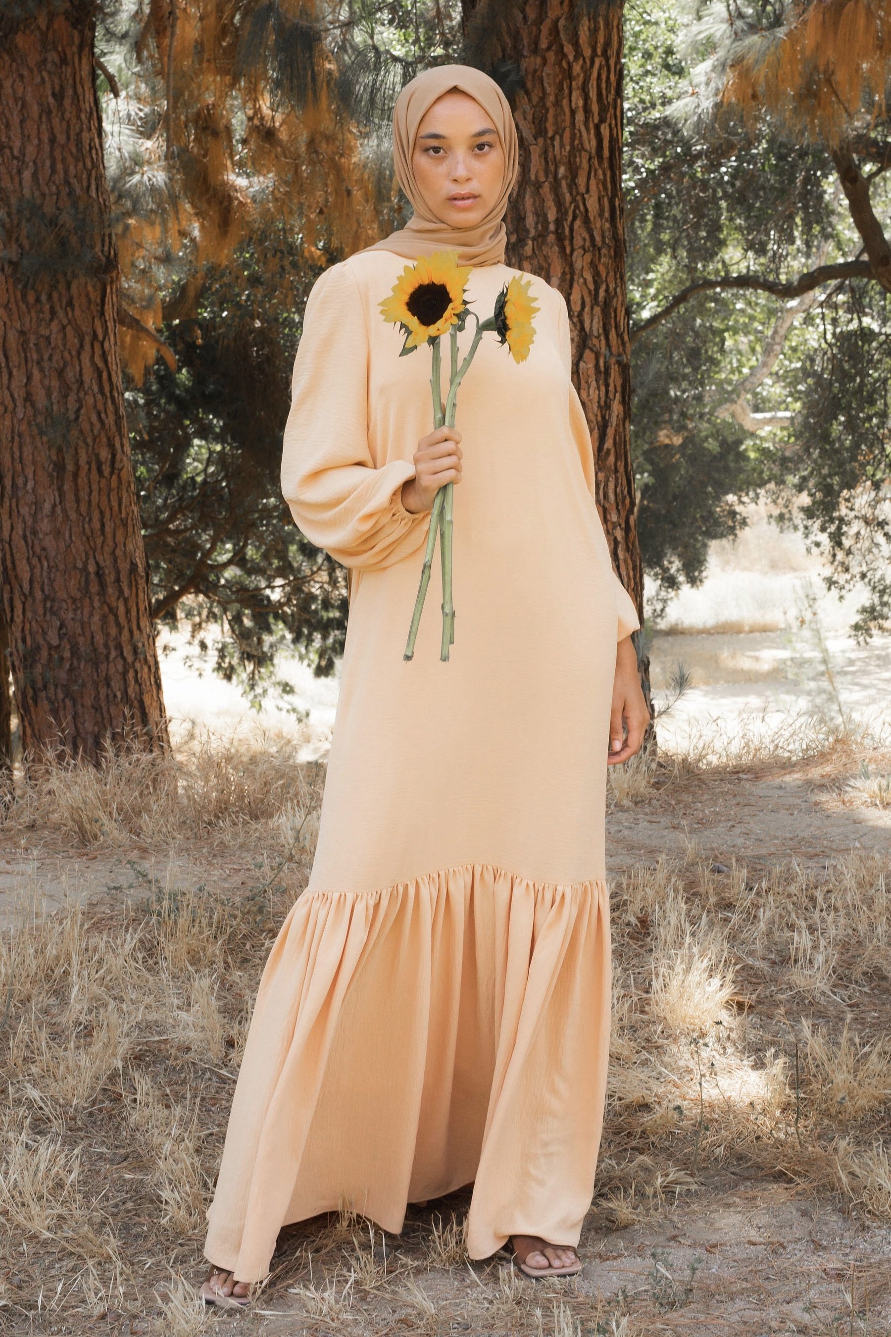 APRICOT ISABELLE DRESS